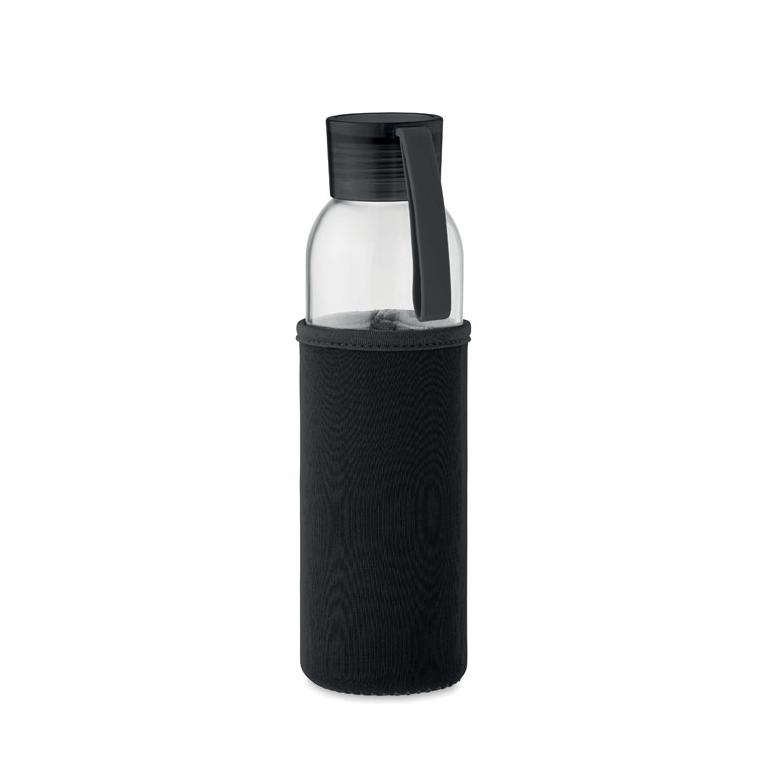 Sticlă reciclată 500 ml EBOR Negru