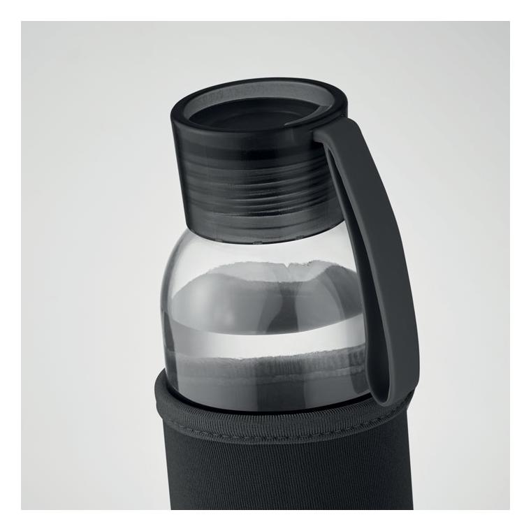 Sticlă reciclată 500 ml EBOR Negru