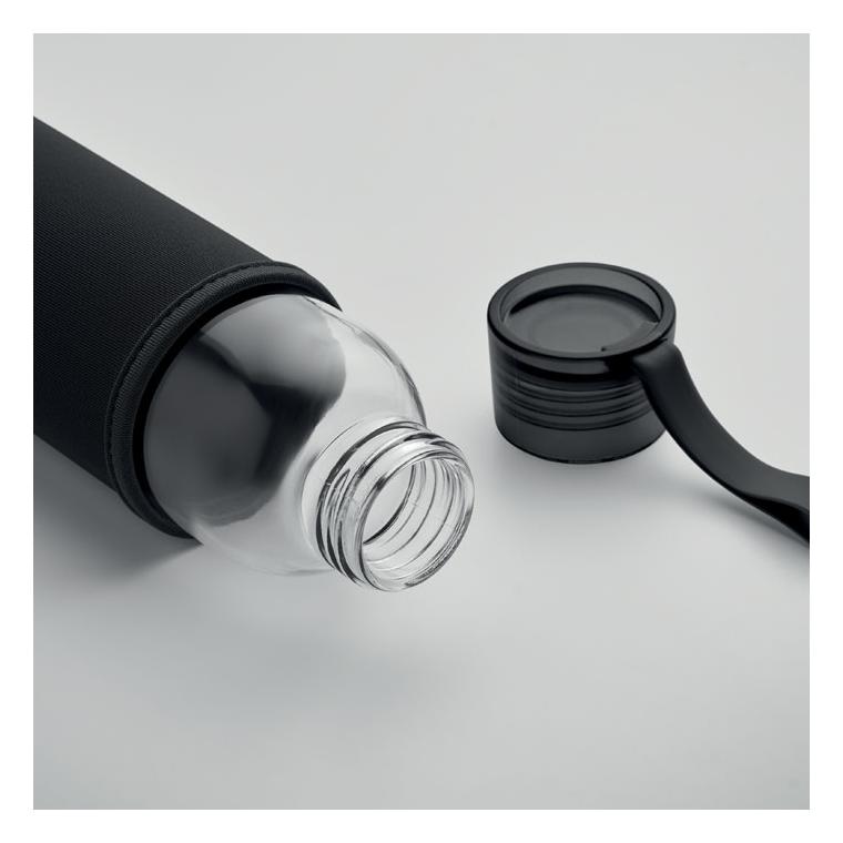 Sticlă reciclată 500 ml EBOR Negru