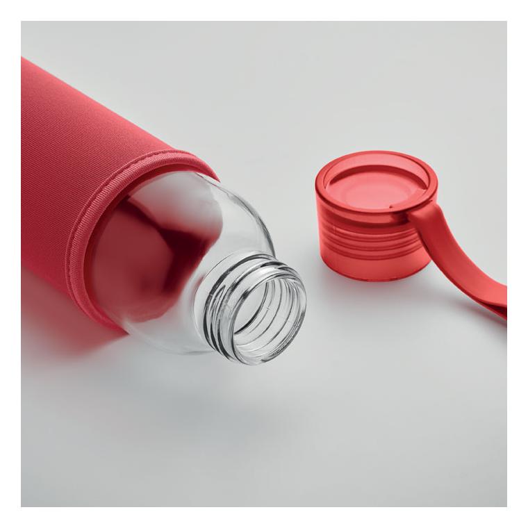 Sticlă reciclată 500 ml EBOR Roșu