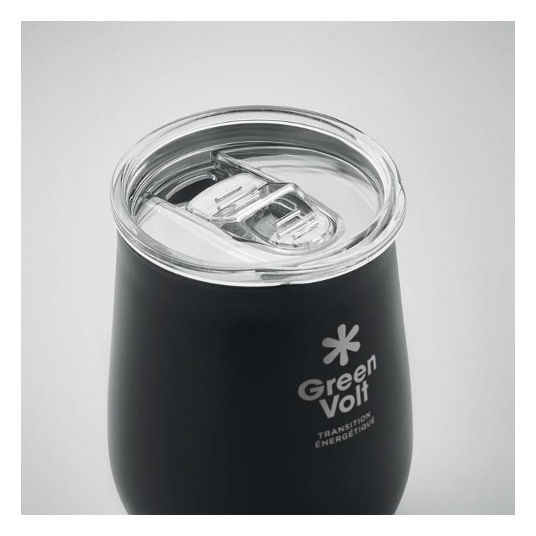 Cană din inox reciclat URSA Negru