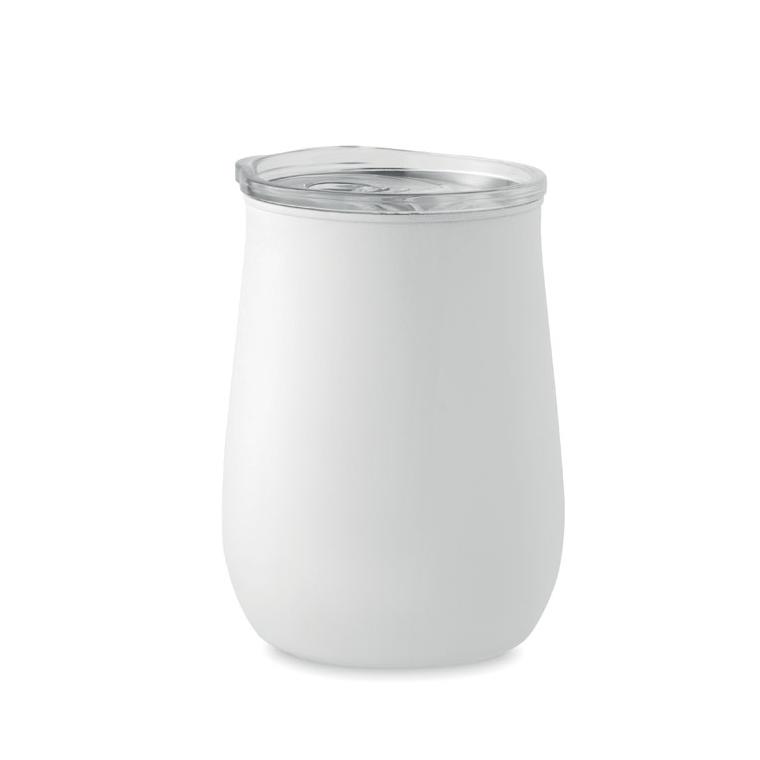 Cană din inox reciclat URSA Alb