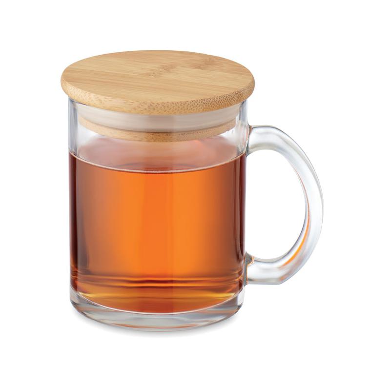 Cană din sticlă reciclată 300 ml CELESTIAL Transparent