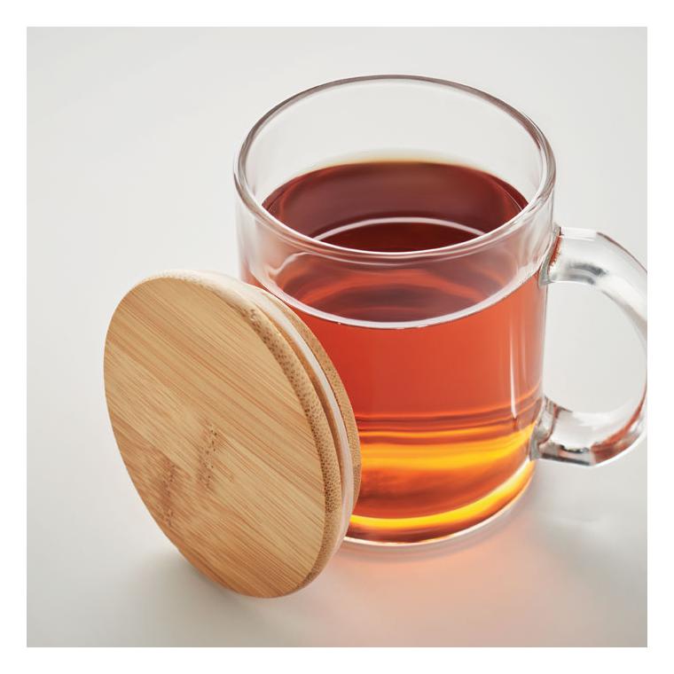 Cană din sticlă reciclată 300 ml CELESTIAL Transparent