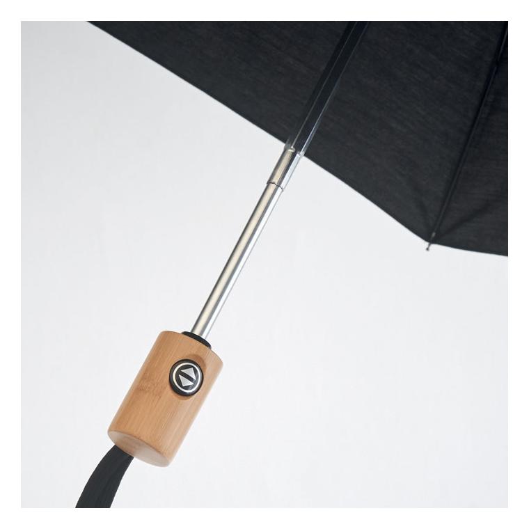 Umbrelă pliabilă 21 inch DRIP Negru