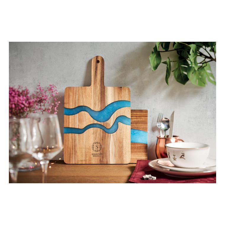 Tocător din lemn de salcâm AZUUR Natur