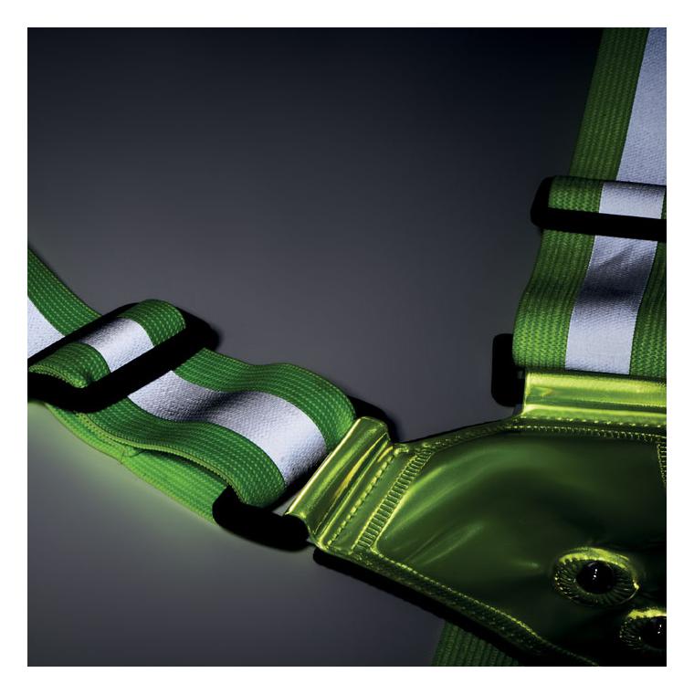 Centură reflectorizantă pentru uz promoțional ROUNDVISIBLE Verde neon