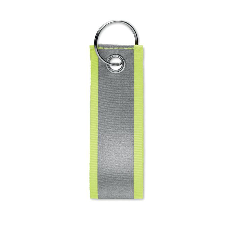 Breloc reflectorizant REFLEKEY Galben neon