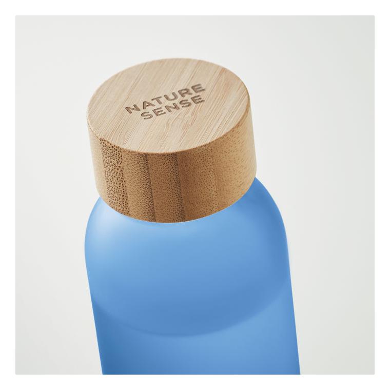 Sticlă mată 500 ml ABE Albastru transparent