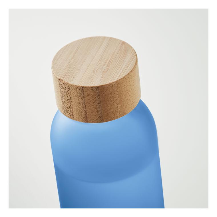 Sticlă mată 500 ml ABE Albastru transparent