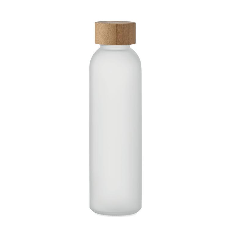 Sticlă mată 500 ml ABE Alb transparent