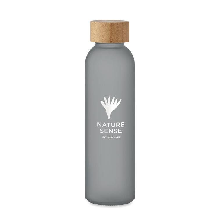 Sticlă mată 500 ml ABE Gri transparent