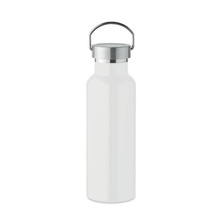 Sticlă cu perete dublu 500 ml FLORENCE Alb