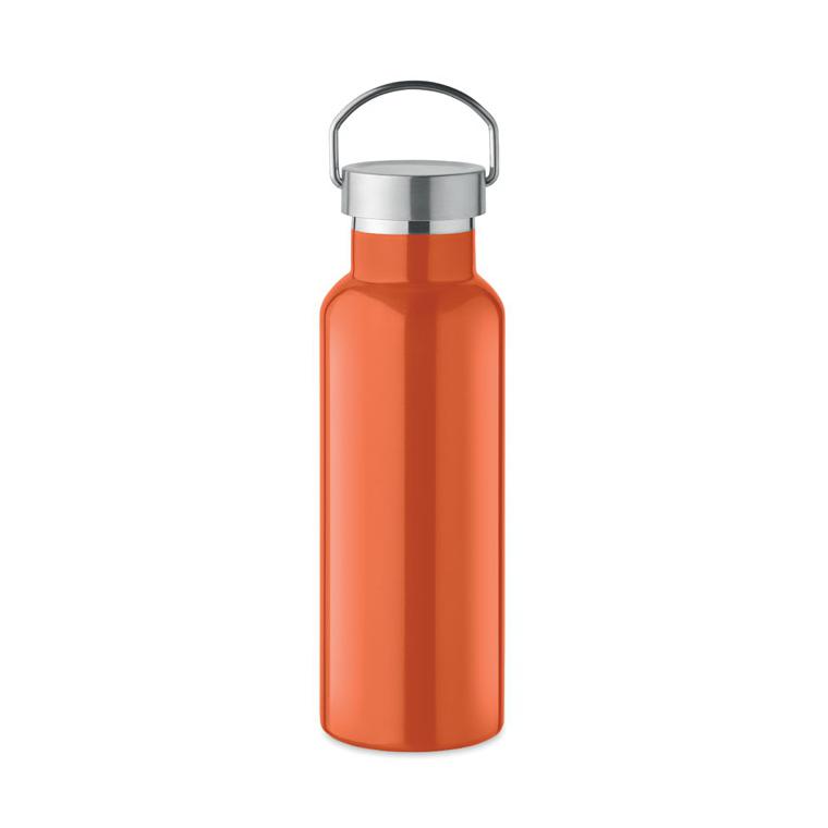 Sticlă cu perete dublu 500 ml FLORENCE Portocaliu