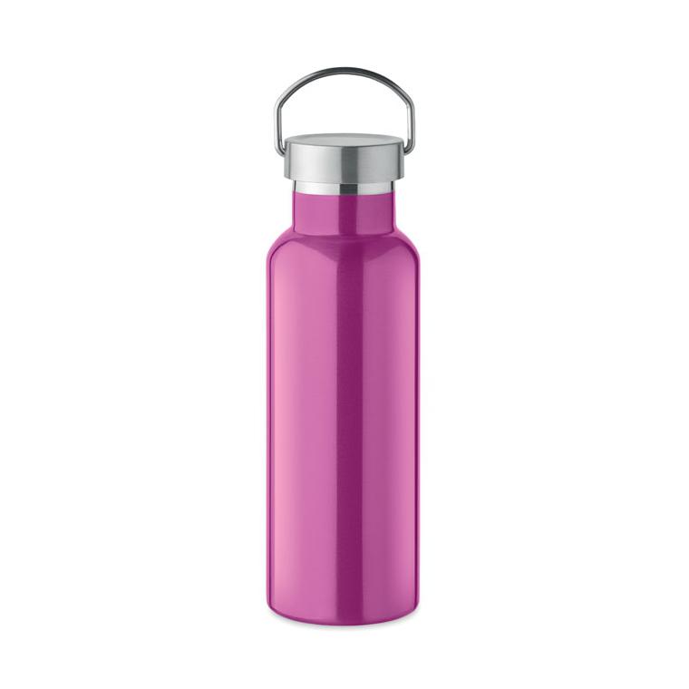 Sticlă cu perete dublu 500 ml FLORENCE Fuchsia