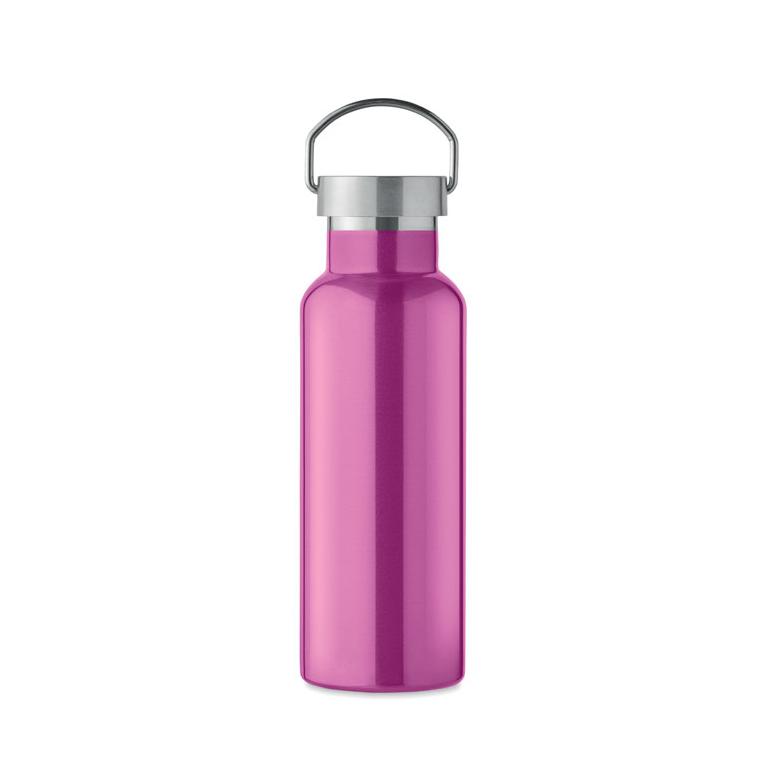 Sticlă cu perete dublu 500 ml FLORENCE Fuchsia