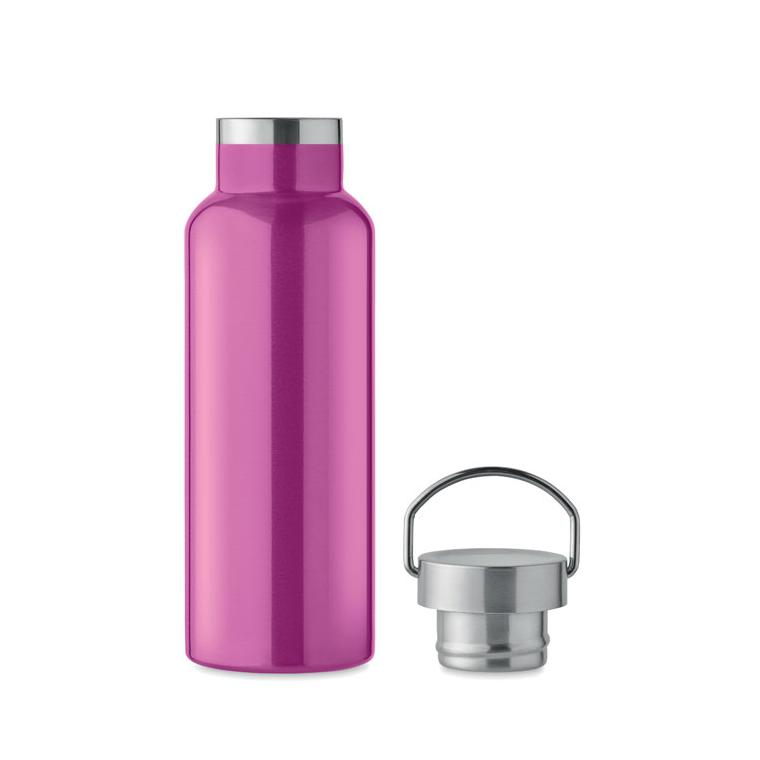 Sticlă cu perete dublu 500 ml FLORENCE Fuchsia