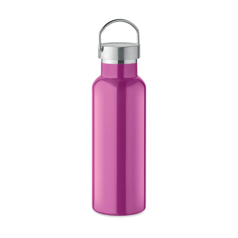 Sticlă cu perete dublu 500 ml FLORENCE Fuchsia