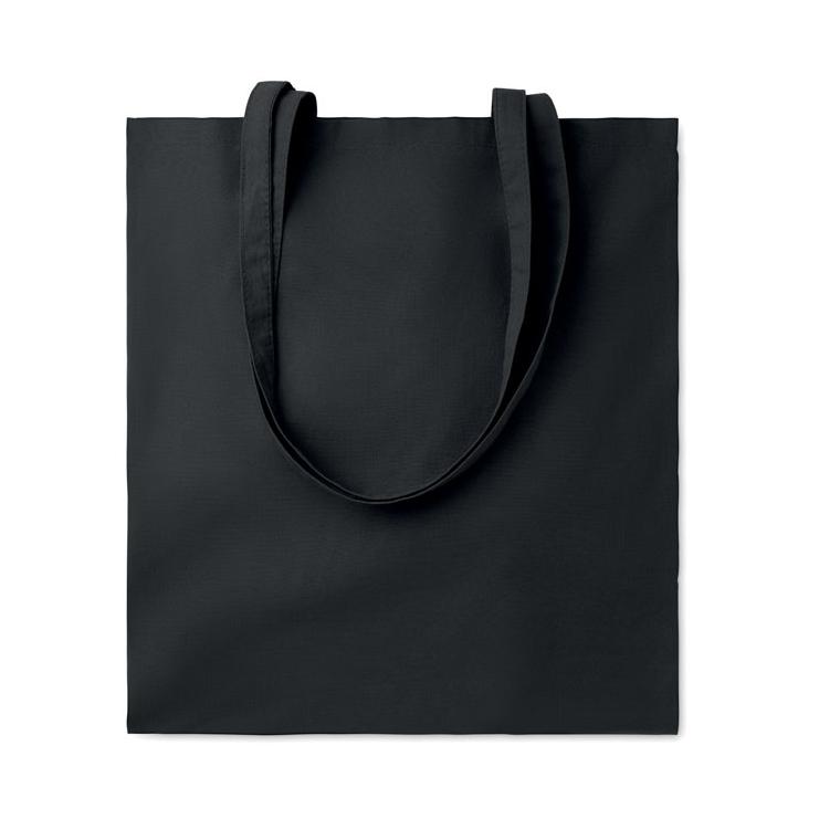 Sacoșă din bumbac organic EU TURA COLOUR Negru