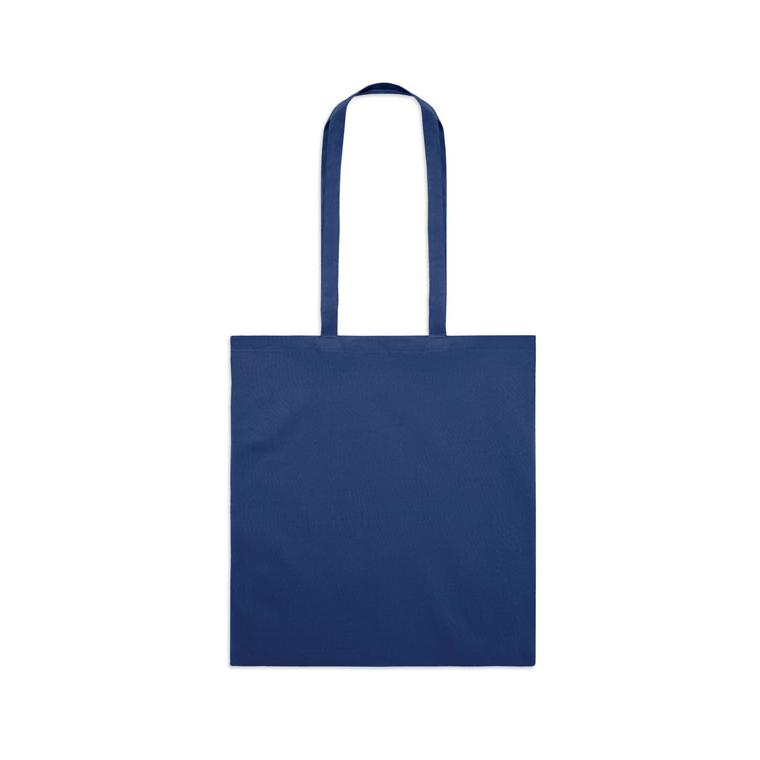 Sacoșă din bumbac organic EU TURA COLOUR Albastru
