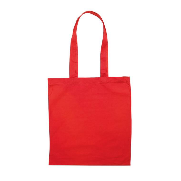 Sacoșă din bumbac organic EU TURA COLOUR Roșu