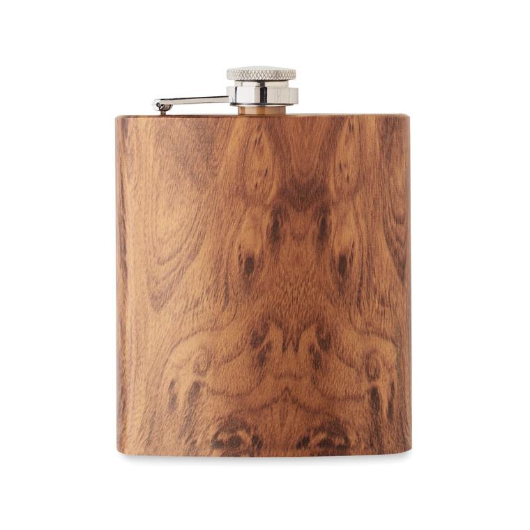 Sticlă subțire de buzunar 190 m NAMIB FLASK Maro