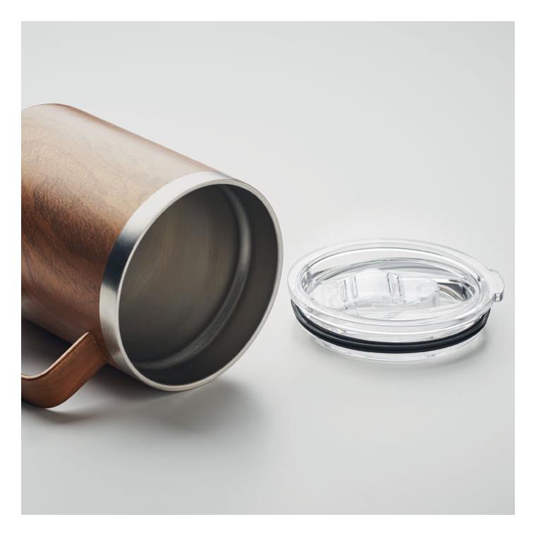 Pahar cu perete dublu 300 ml NAMIB MUG Maro