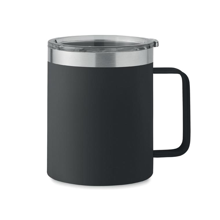 Cană cu perete dublu 300 ml INARI Negru