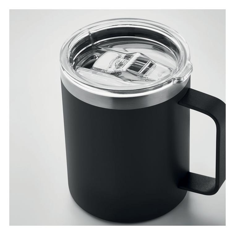 Cană cu perete dublu 300 ml INARI Negru