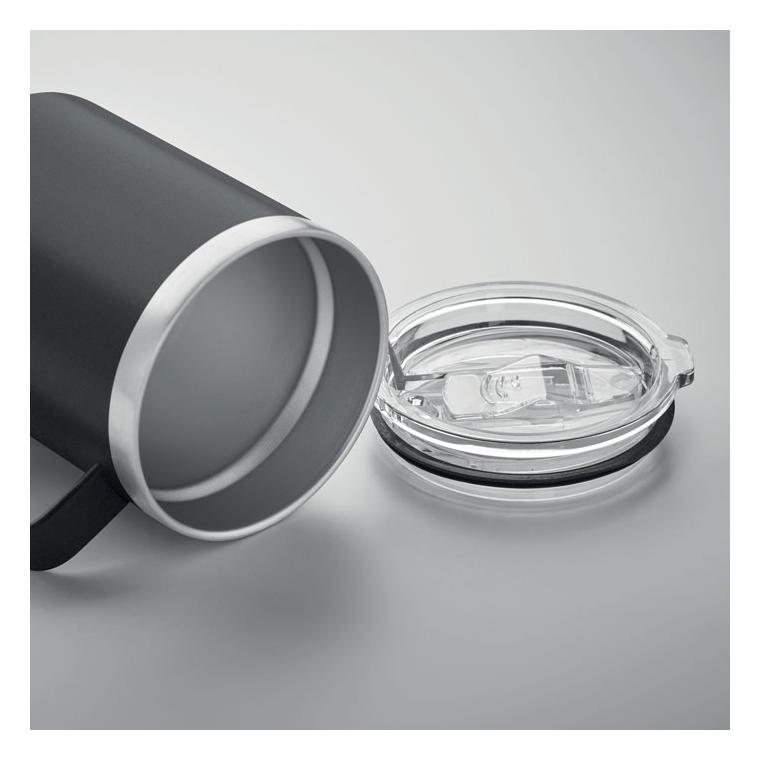 Cană cu perete dublu 300 ml INARI Negru