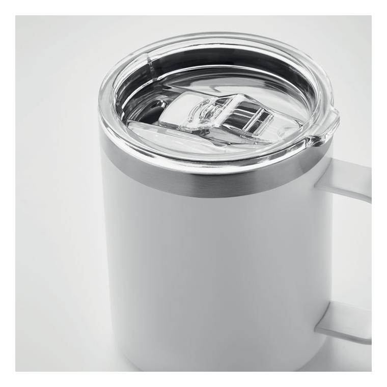 Cană cu perete dublu 300 ml INARI Alb