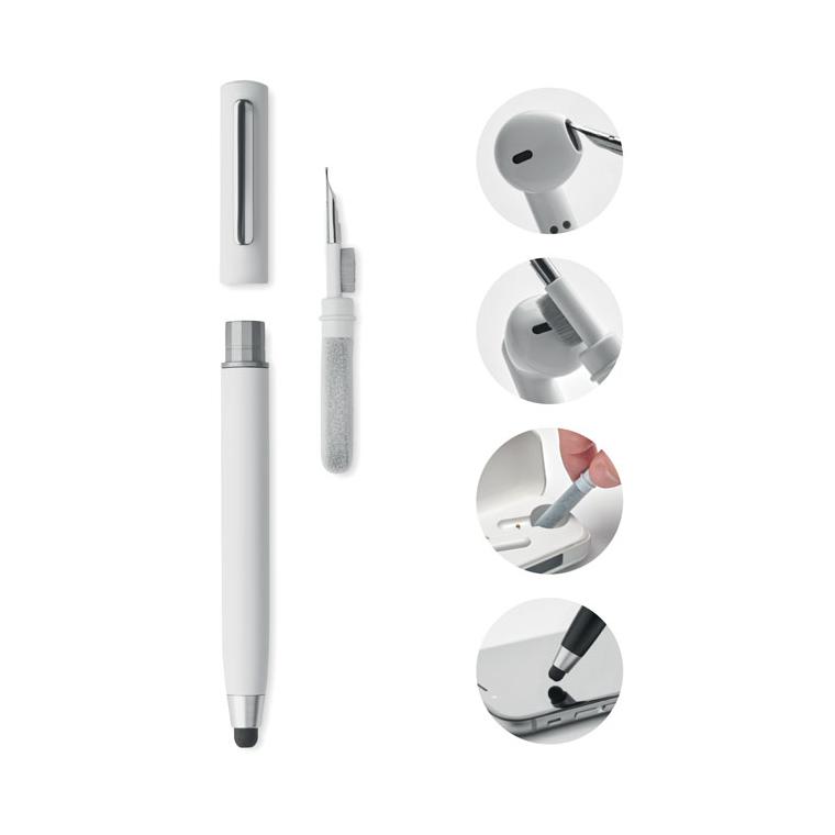 Set de curățare cu stylus TWS CLEANPEN Alb