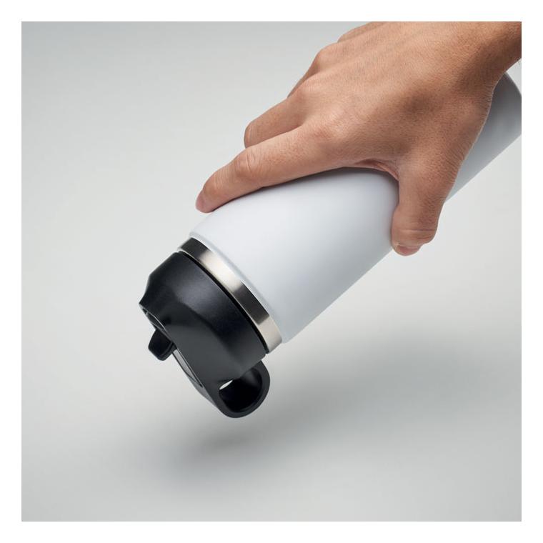 Sticlă cu perete dublu 500 ml IVALO Alb