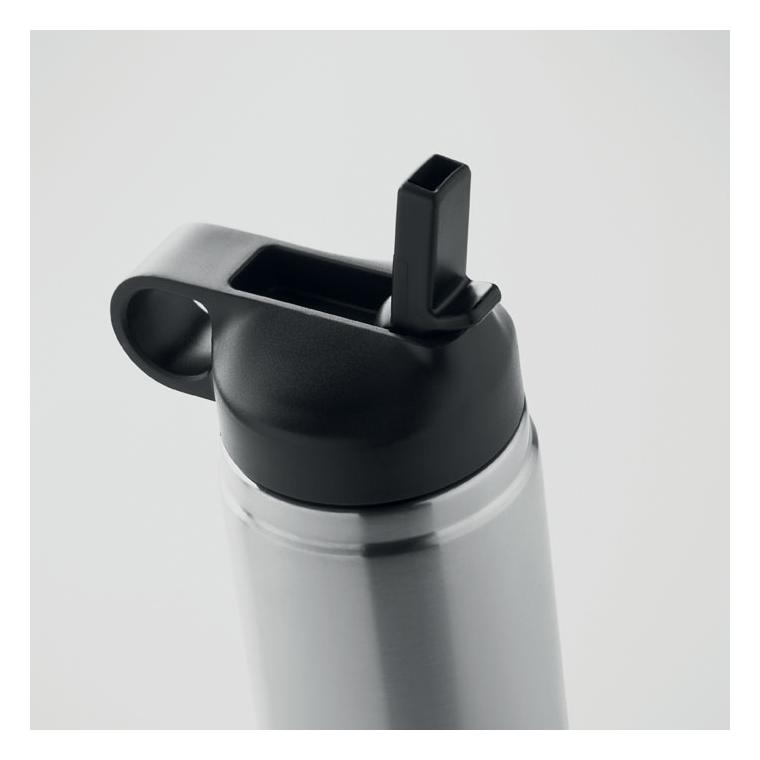 Sticlă cu perete dublu 500 ml IVALO Argintiu mat