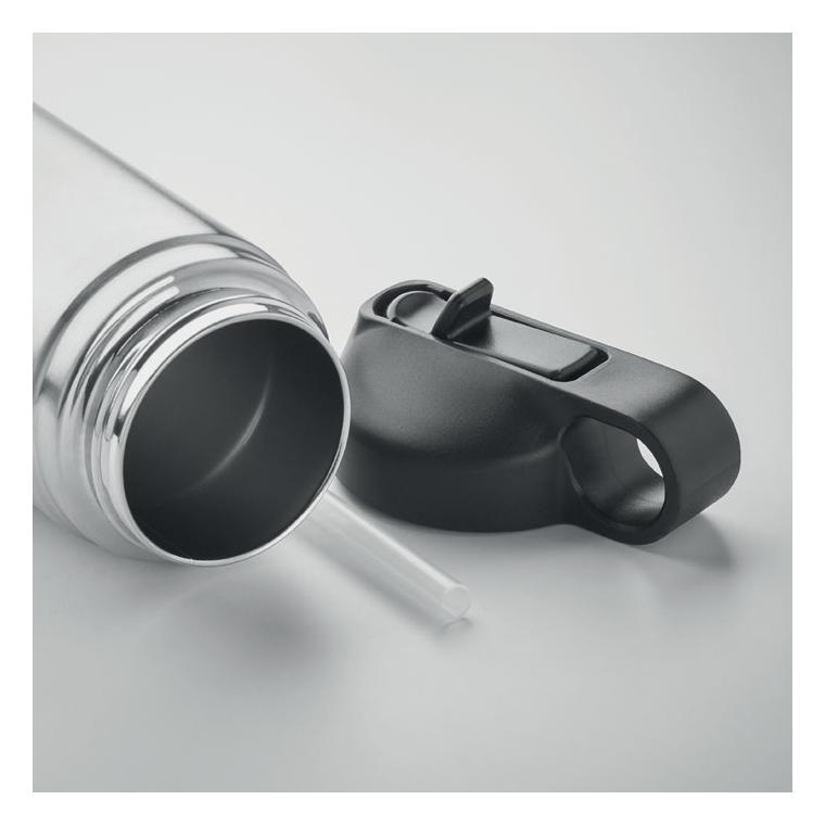 Sticlă cu perete dublu 500 ml IVALO Argintiu mat