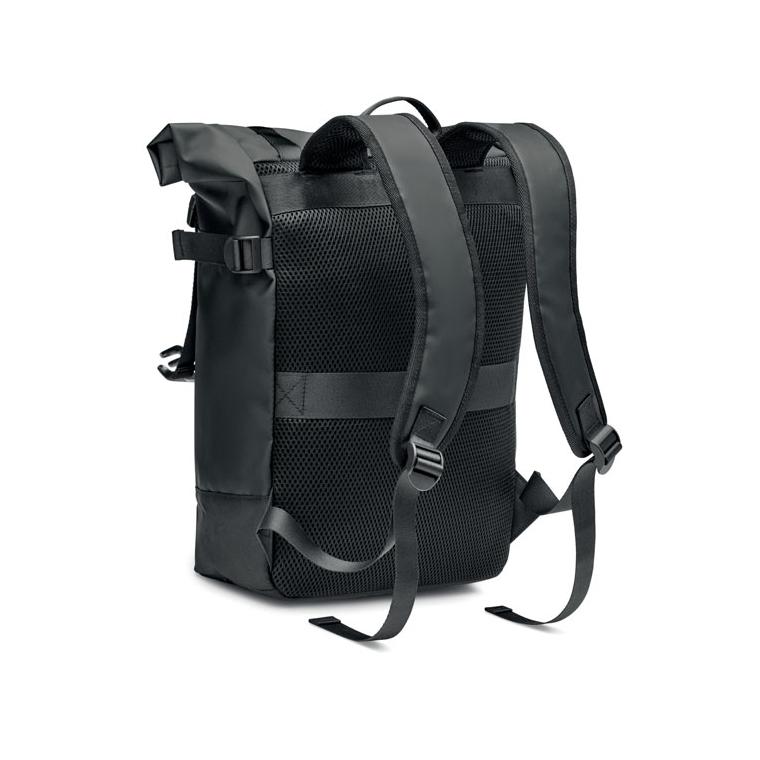 Rucsac rolltop tarpaulin 50C JAYA BAG Negru