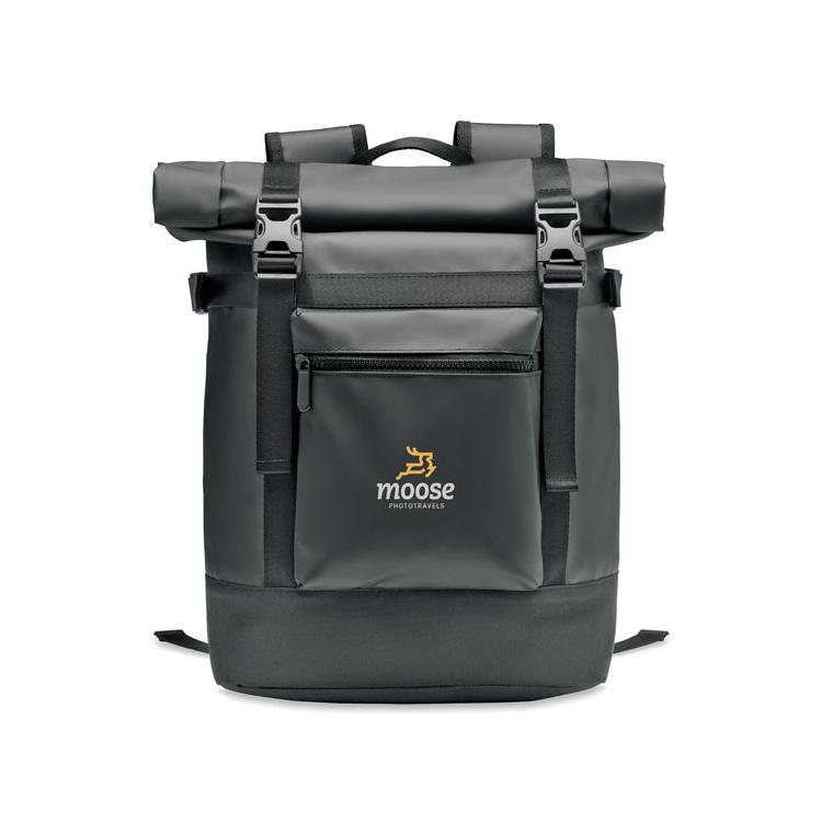 Rucsac rolltop tarpaulin 50C JAYA BAG Negru