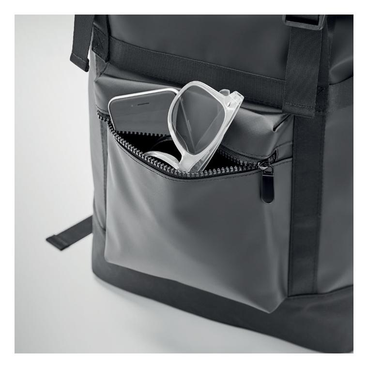 Rucsac rolltop tarpaulin 50C JAYA BAG Negru