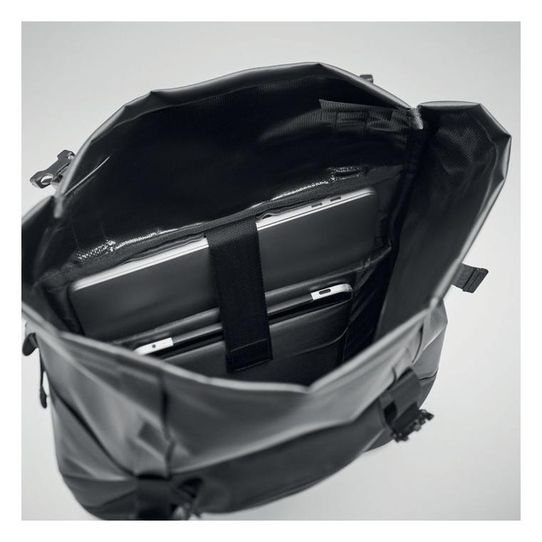 Rucsac rolltop tarpaulin 50C JAYA BAG Negru