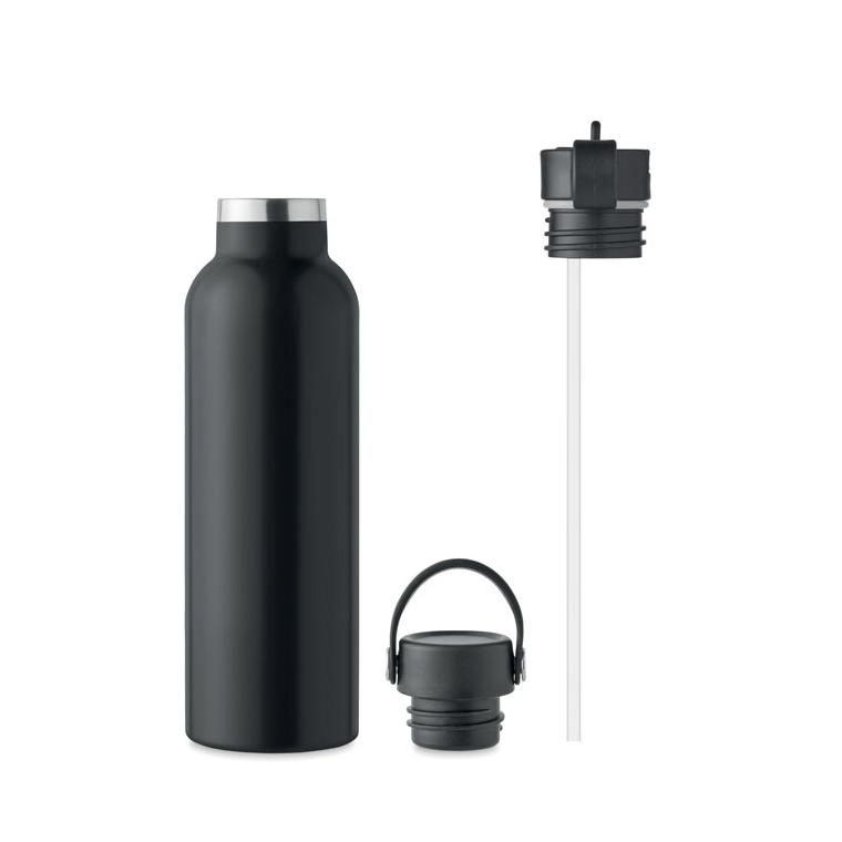 Sticlă cu perete dublu 700 ml BOALI Negru