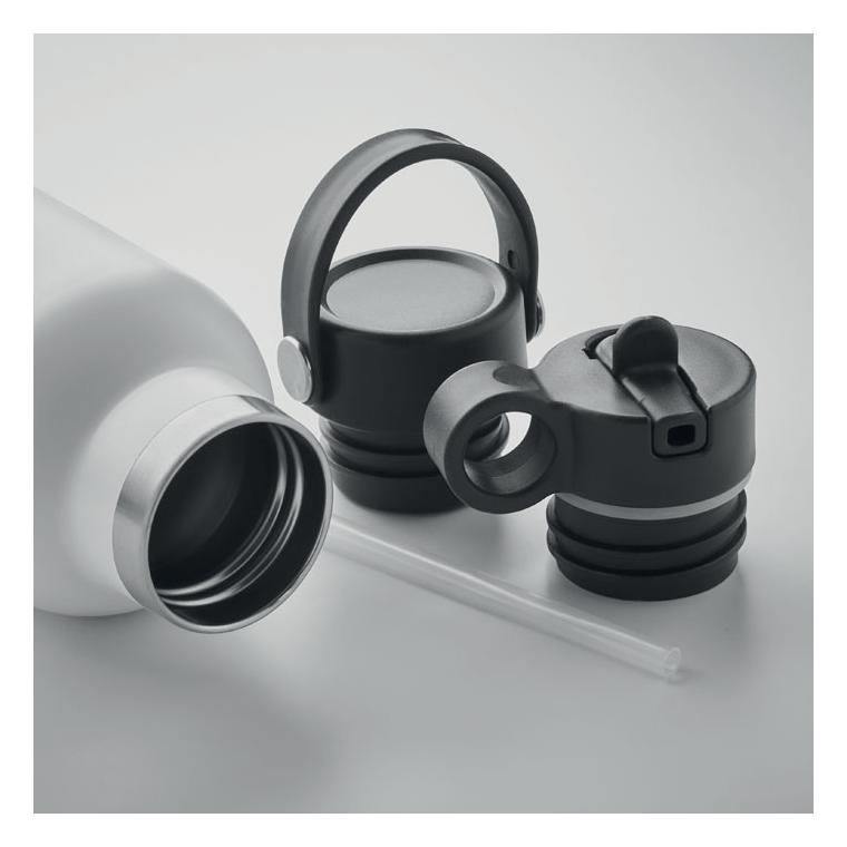 Sticlă cu perete dublu 700 ml BOALI Alb