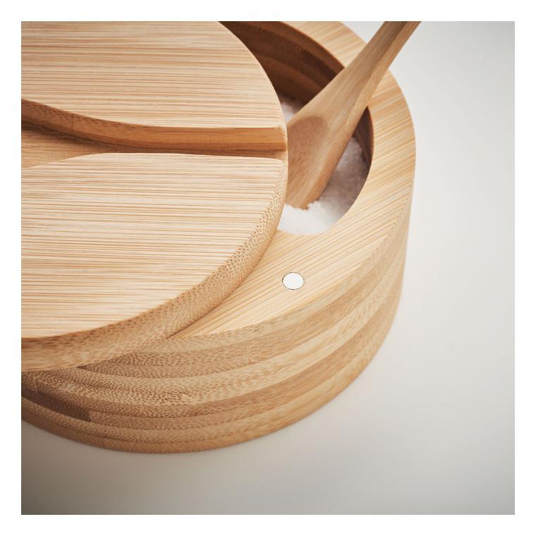 Cutie din bambus pentru sare și piper S&P Natur