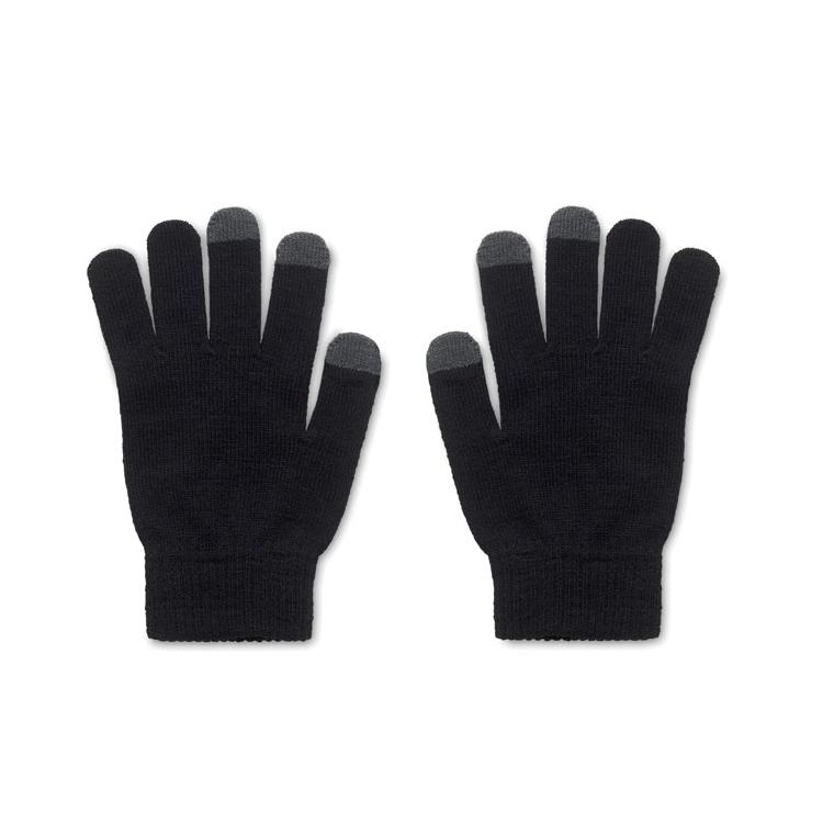 Mănuși tactile RPET DACTILE Negru