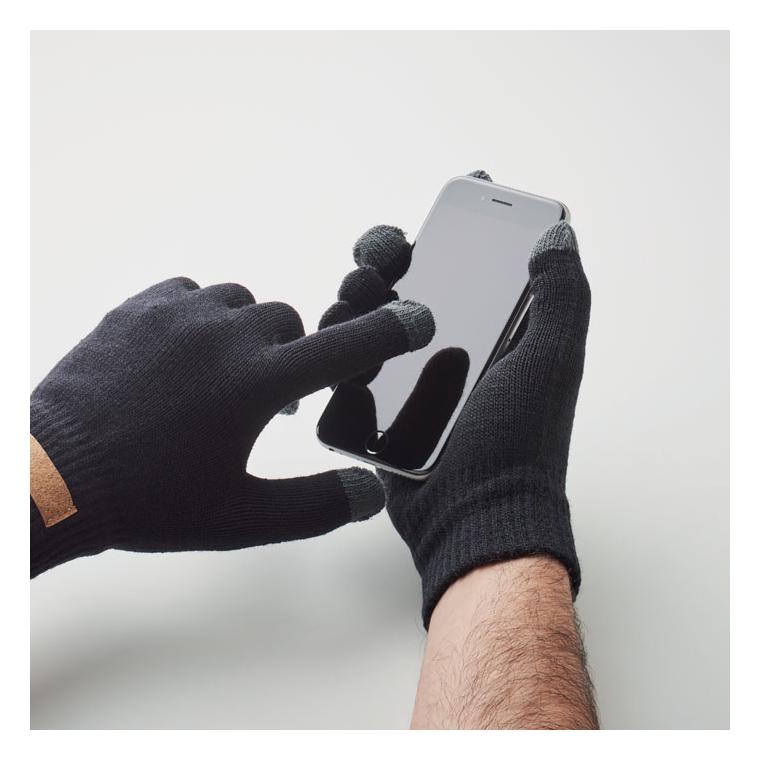 Mănuși tactile RPET DACTILE Negru