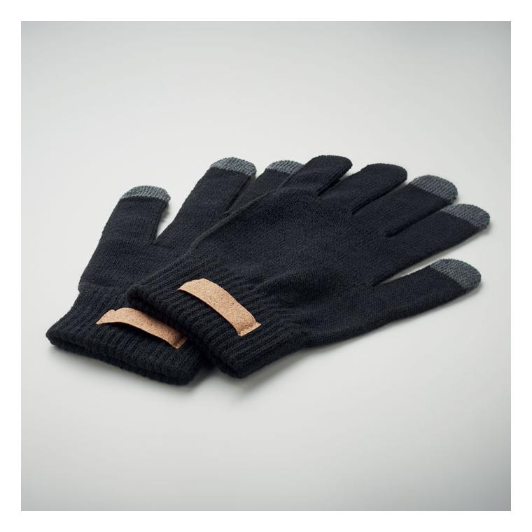 Mănuși tactile RPET DACTILE Negru