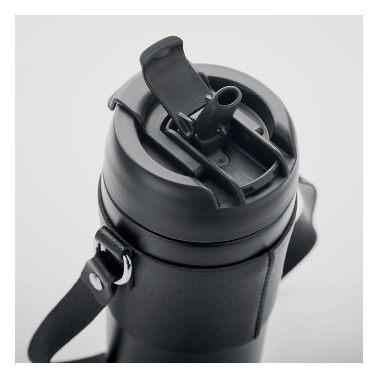 Pahar cu perete dublu 700 ml AIRA Negru