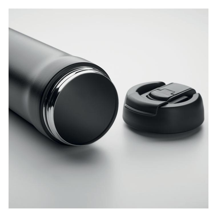 Pahar cu perete dublu 700 ml AIRA Negru