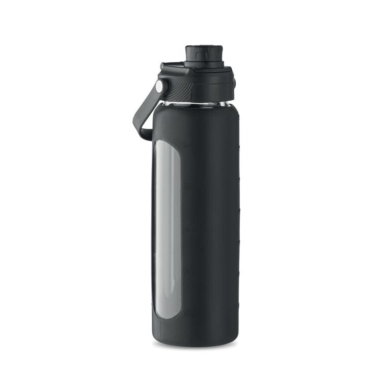 Sticlă cu manșon 750 ml KEILA Negru