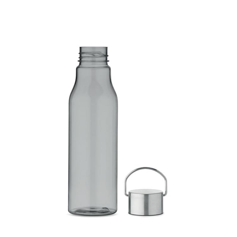 Sticlă RPET cu capac PP 600 ml VERNAL Gri transparent