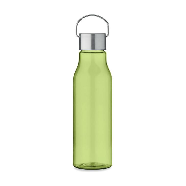Sticlă RPET cu capac PP 600 ml VERNAL Lime transparent